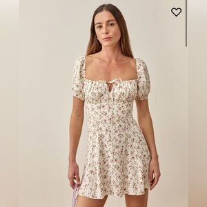 Reformation floral print dress size 10